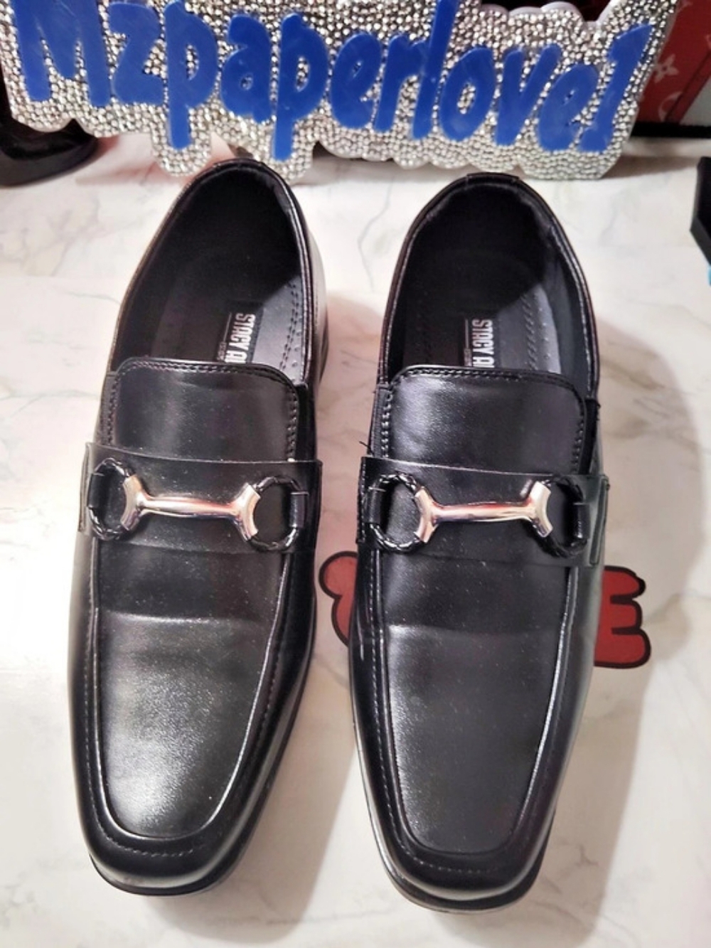Stacy Adams boys dress loafers Boys US 3.5M Black Loafers Like New
